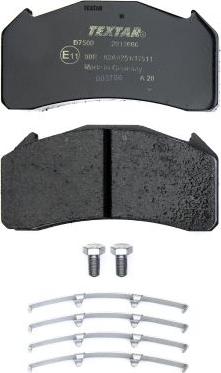 Textar 2913606 - Brake Pad Set, disc brake www.parts5.com