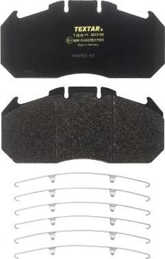 Textar 2913105 - Brake Pad Set, disc brake www.parts5.com