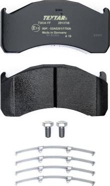 Textar 2913706 - Brake Pad Set, disc brake www.parts5.com