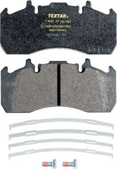 Textar 2917301 - Brake Pad Set, disc brake www.parts5.com