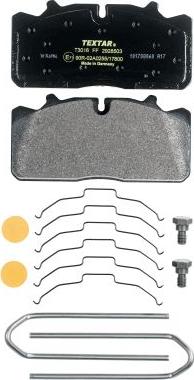 Textar 2928503 - Set placute frana,frana disc www.parts5.com