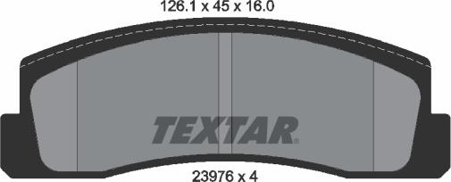 Textar 2397601 - Jarrupala, levyjarru www.parts5.com