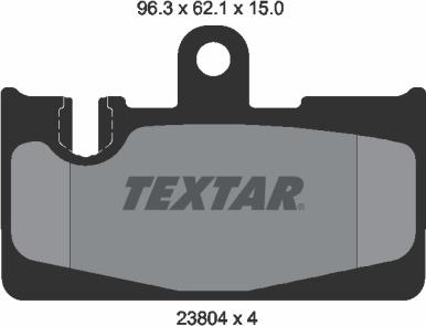 Textar 2380401 - Set placute frana,frana disc www.parts5.com