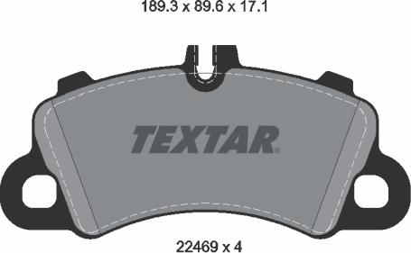 Textar 2246903 - Set placute frana,frana disc www.parts5.com