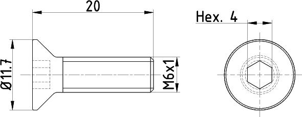 Textar TPM0015 - Βίδα, δισκόπλακα www.parts5.com