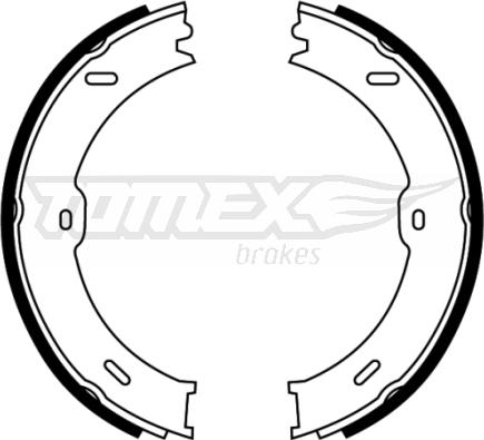 TOMEX brakes TX 22-13 - Piduriklotside komplekt www.parts5.com