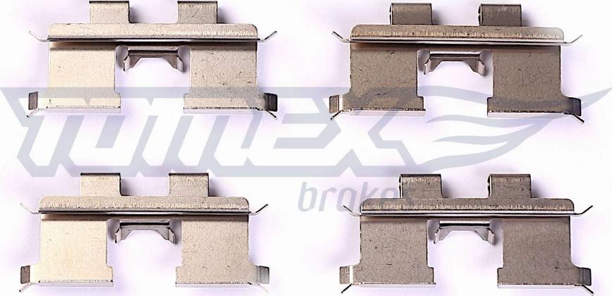 TOMEX brakes TX 44-46 - Accessory Kit for disc brake Pads www.parts5.com