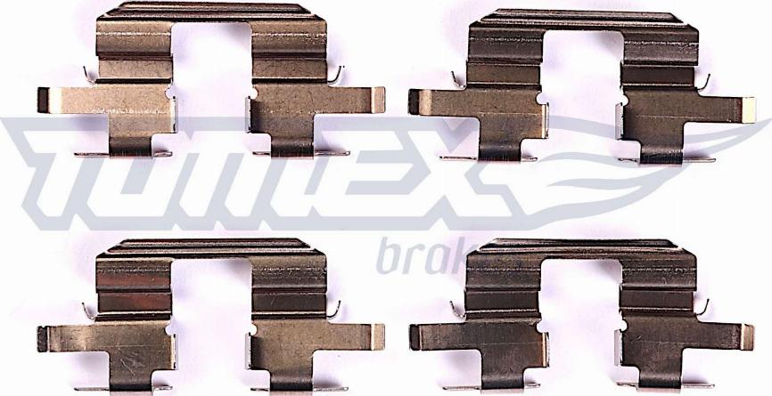 TOMEX brakes TX 44-67 - Tarvikesarja, jarrupala www.parts5.com