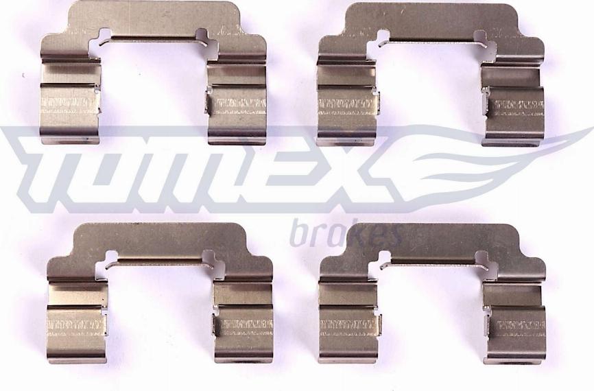 TOMEX brakes TX 44-34 - Set accesorii, placute frana www.parts5.com