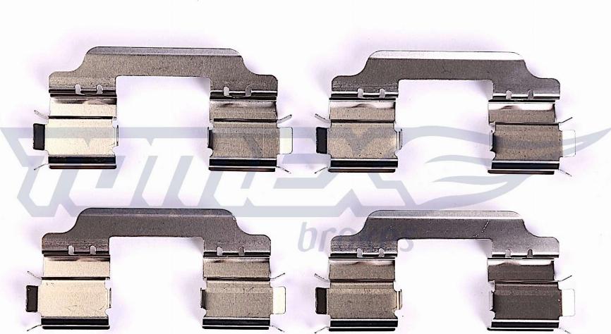 TOMEX brakes TX 44-26 - Set accesorii, placute frana www.parts5.com