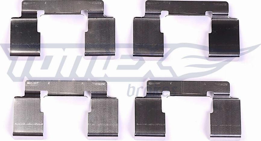 TOMEX brakes TX 44-75 - Set accesorii, placute frana www.parts5.com