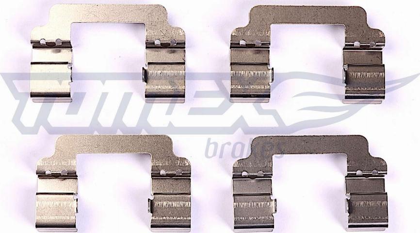 TOMEX brakes TX 44-71 - Set accesorii, placute frana www.parts5.com