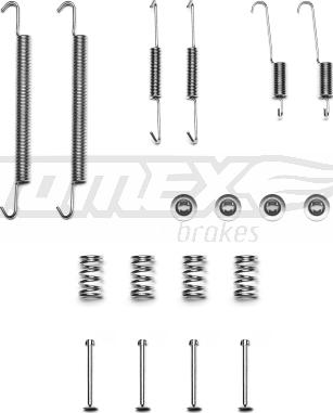 TOMEX brakes TX 40-60 - Set accesorii, sabot de frana www.parts5.com