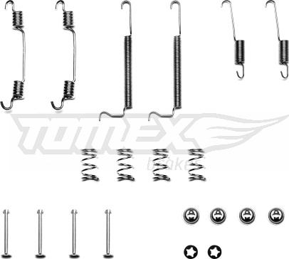 TOMEX brakes TX 40-04 - Accessory Kit, brake shoes www.parts5.com