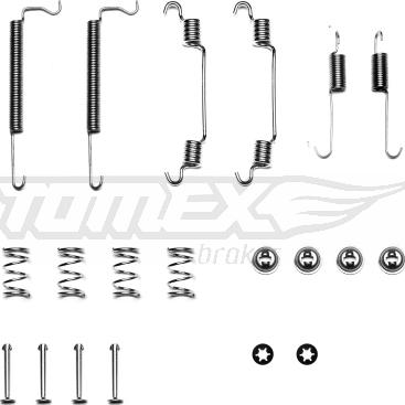 TOMEX brakes TX 40-05 - Accessory Kit, brake shoes www.parts5.com