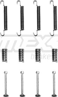 TOMEX brakes TX 40-19 - Set accesorii, sabot de frana www.parts5.com