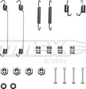 TOMEX brakes TX 40-14 - Komplet pribora, kočne papuče www.parts5.com