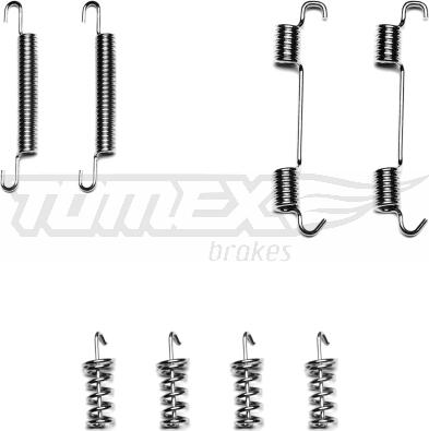 TOMEX brakes TX 40-33 - Komplet pribora, kočne papuče www.parts5.com