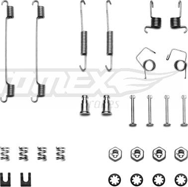 TOMEX brakes TX 40-25 - Juego de accesorios, zapatas de freno parts5.com