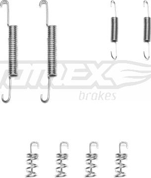 TOMEX brakes TX 40-28 - Set accesorii, sabot de frana www.parts5.com