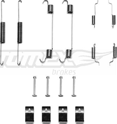 TOMEX brakes TX 41-52 - Accessory Kit, brake shoes www.parts5.com