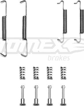 TOMEX brakes TX 41-60 - Σετ βοηθ. εξαρτημάτων, σιαγόνες φρένου www.parts5.com