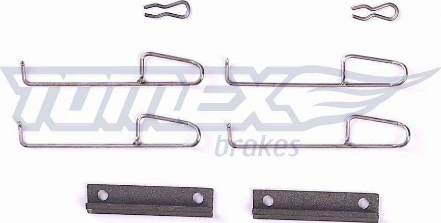 TOMEX brakes TX 43-44 - Tartozékkészlet, tárcsafékbetét www.parts5.com