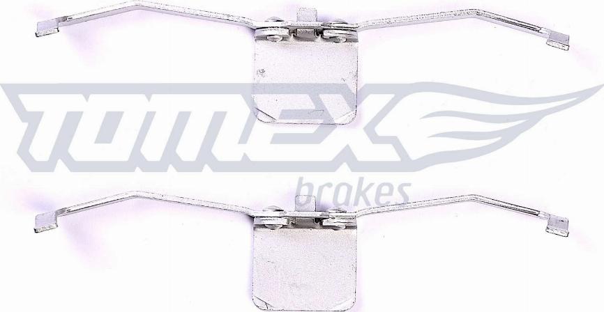 TOMEX brakes TX 43-40 - Komplet pribora, pločica disk kočnice www.parts5.com