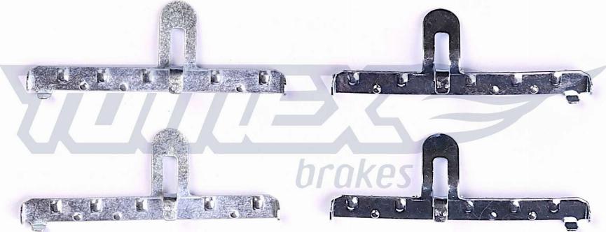 TOMEX brakes TX 43-43 - Sada príslużenstva oblożenia kotúčovej brzdy www.parts5.com