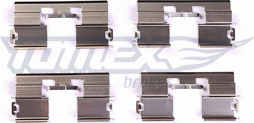 TOMEX brakes TX 43-62 - Set accesorii, placute frana www.parts5.com