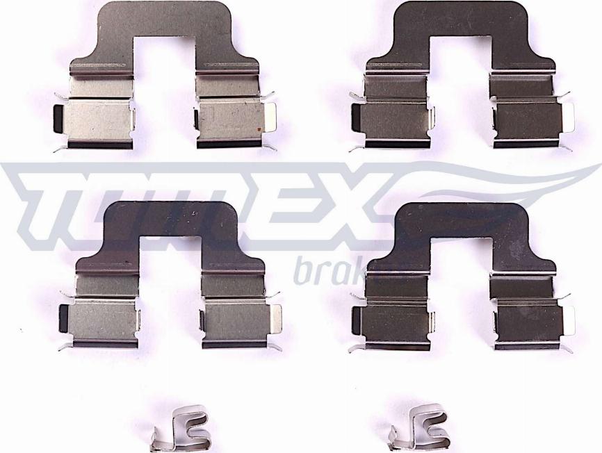 TOMEX brakes TX 43-14 - Set accesorii, placute frana www.parts5.com