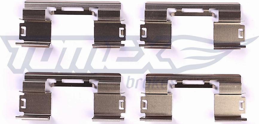 TOMEX brakes TX 43-35 - Set accesorii, placute frana www.parts5.com