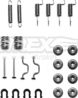 TOMEX brakes TX 42-09 - Accessory Kit, brake shoes parts5.com