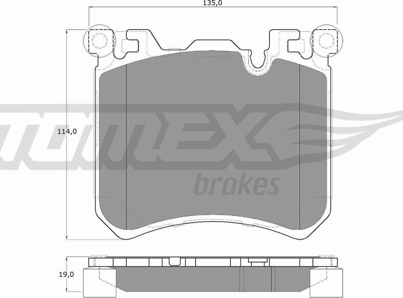 TOMEX brakes TX 19-46 - Juego de pastillas de freno www.parts5.com