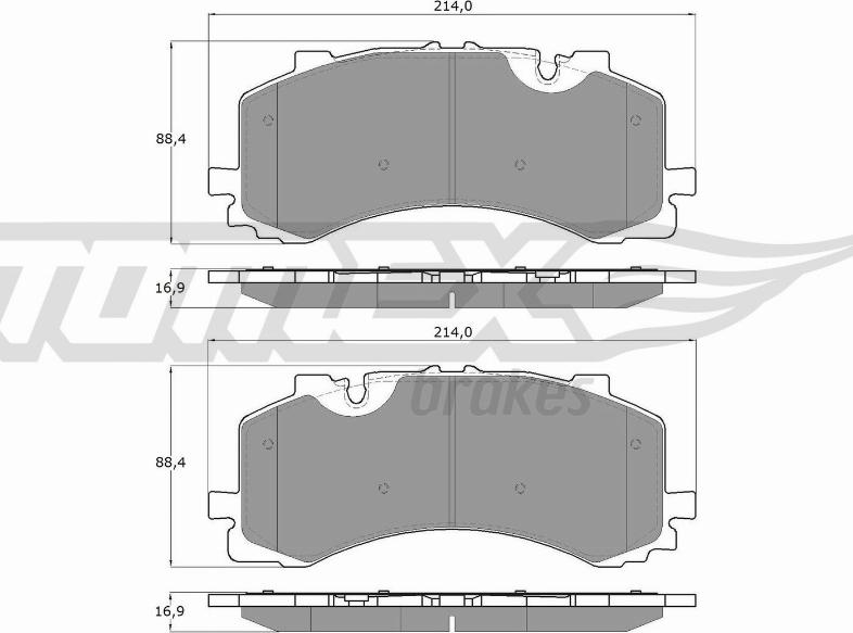 TOMEX brakes TX 19-41 - Juego de pastillas de freno www.parts5.com