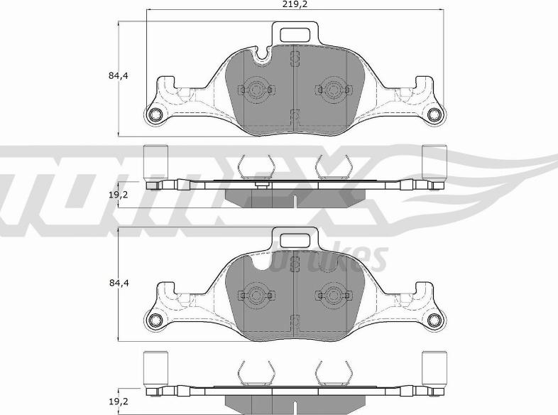 TOMEX brakes TX 19-08 - Juego de pastillas de freno www.parts5.com