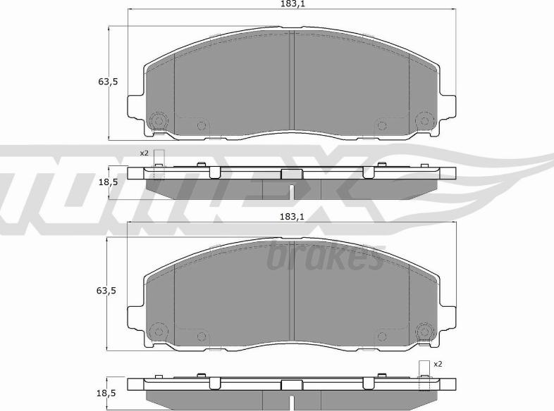 TOMEX brakes TX 19-19 - Juego de pastillas de freno www.parts5.com