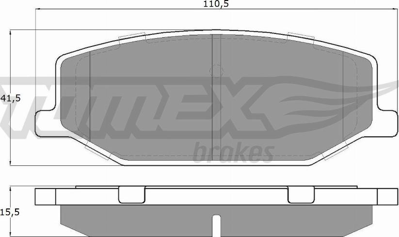 TOMEX brakes TX 19-36 - Juego de pastillas de freno www.parts5.com