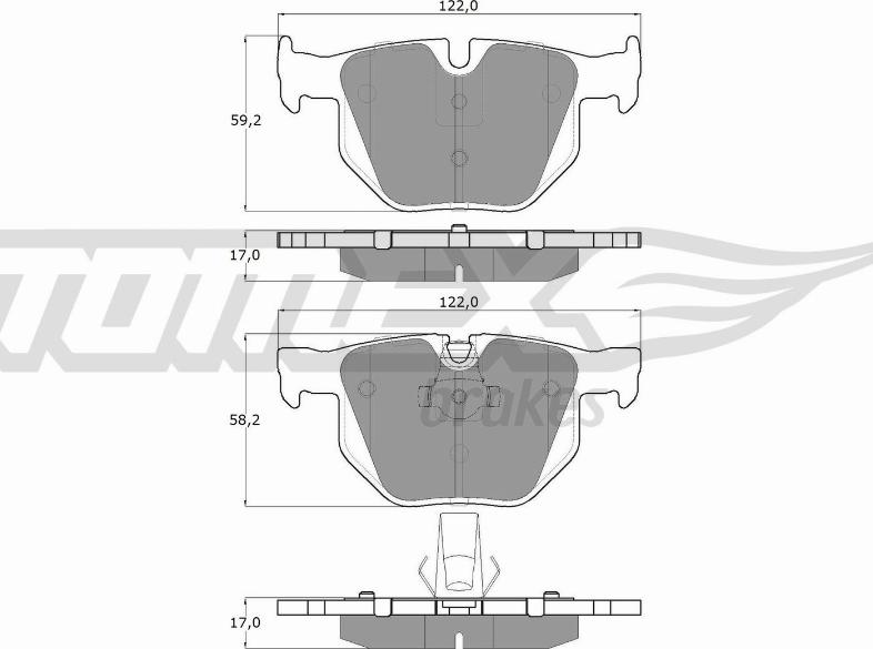 TOMEX brakes TX 14-81 - Juego de pastillas de freno www.parts5.com