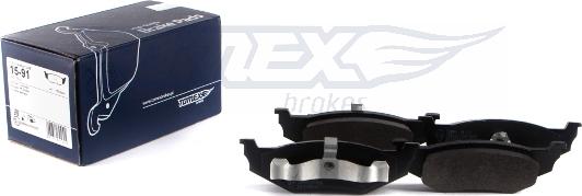 TOMEX brakes TX 15-91 - Set placute frana,frana disc www.parts5.com