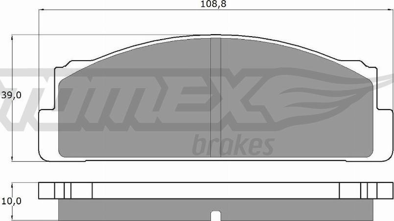 TOMEX brakes TX 10-24 - Set placute frana,frana disc www.parts5.com