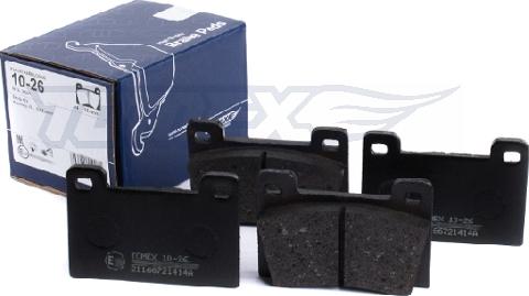 TOMEX brakes TX 10-26 - Brake Pad Set, disc brake www.parts5.com