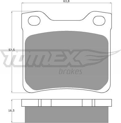 TOMEX brakes TX 11-94 - Set placute frana,frana disc www.parts5.com