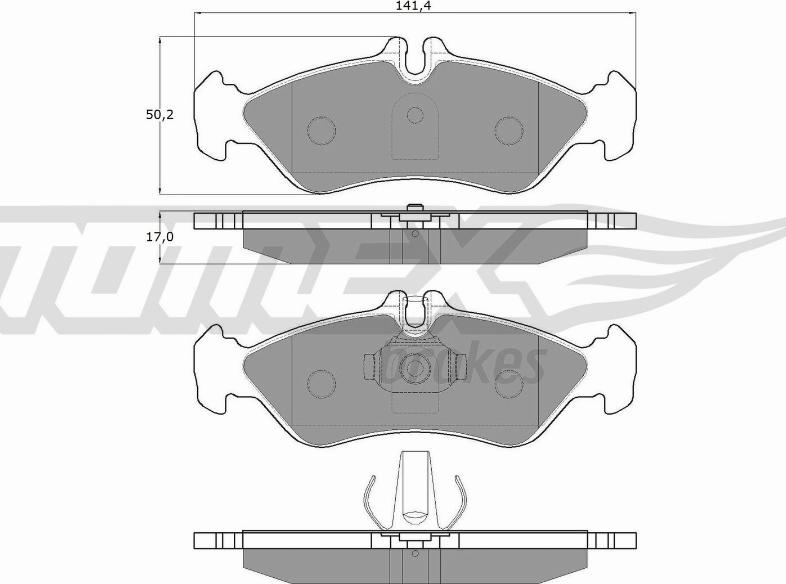 TOMEX brakes TX 11-50 - Juego de pastillas de freno www.parts5.com