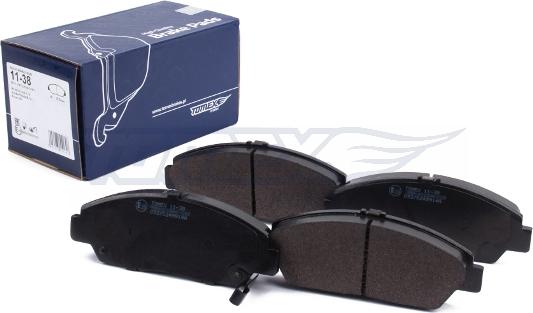 TOMEX brakes TX 11-38 - Brake Pad Set, disc brake www.parts5.com