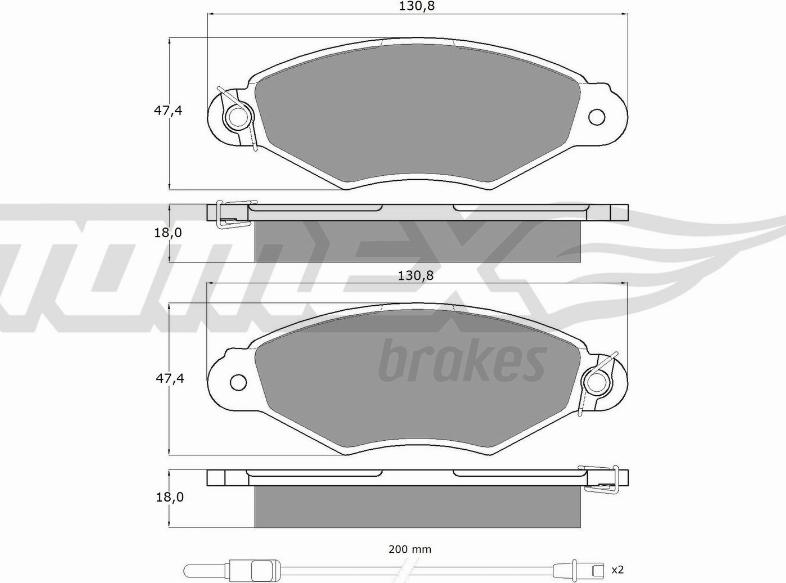 TOMEX brakes TX 11-751 - Juego de pastillas de freno www.parts5.com