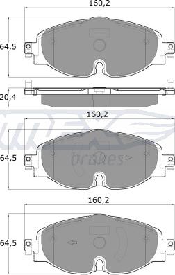 TOMEX brakes TX 18-05 - Juego de pastillas de freno www.parts5.com