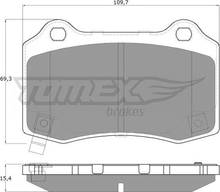 TOMEX brakes TX 18-81 - Brake Pad Set, disc brake www.parts5.com