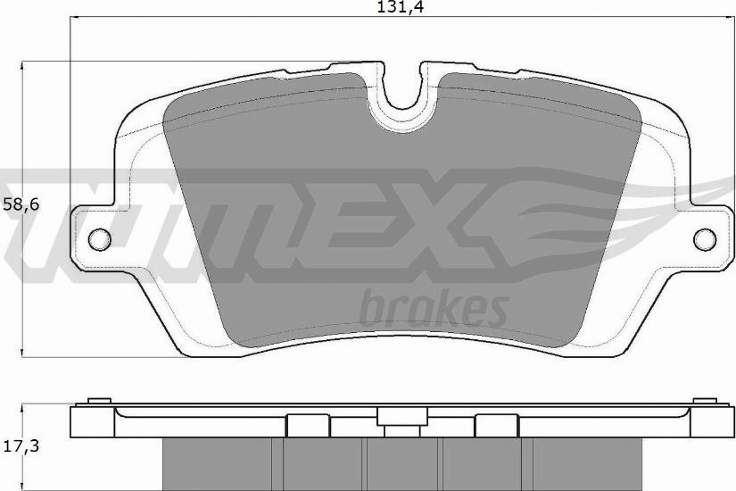 TOMEX brakes TX 18-34 - Fékbetétkészlet, tárcsafék www.parts5.com