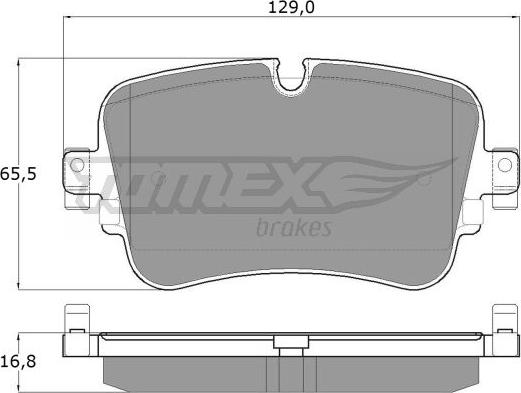 TOMEX brakes TX 18-24 - Brake Pad Set, disc brake www.parts5.com